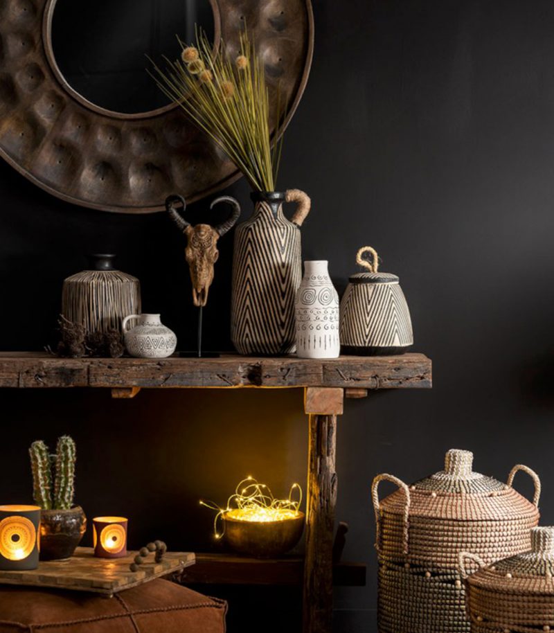 Etnik Desenli Kavanoz