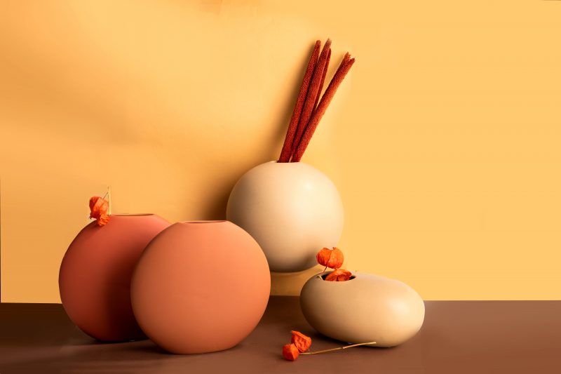 İskandinav Terakota Vazo