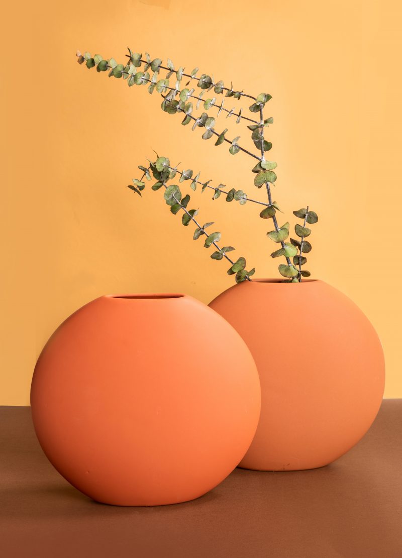 İskandinav Terakota Vazo