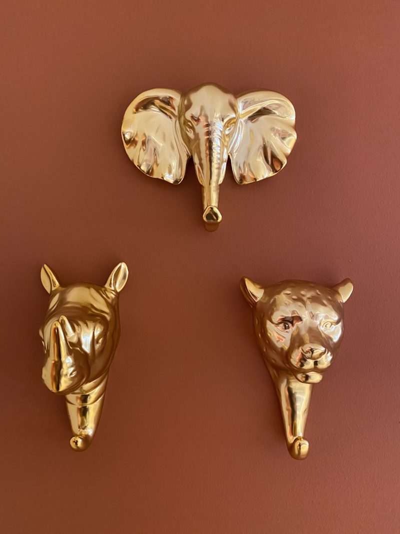 Dekoratif Askı Gergedan